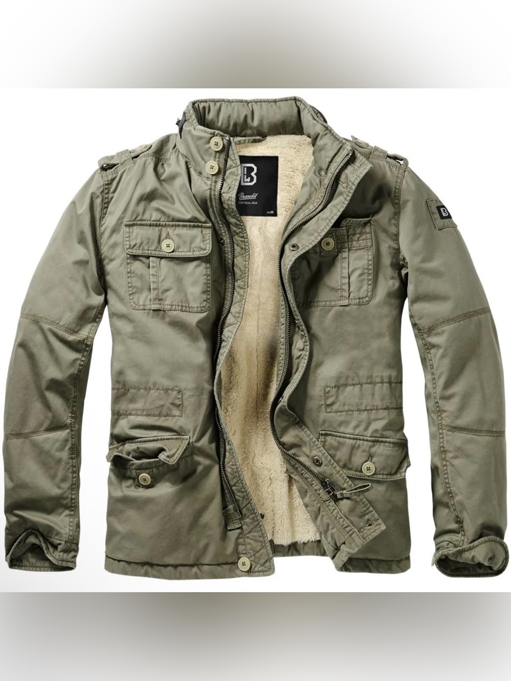 Classic Military Style Field Winter Jacket/Coat with Lining